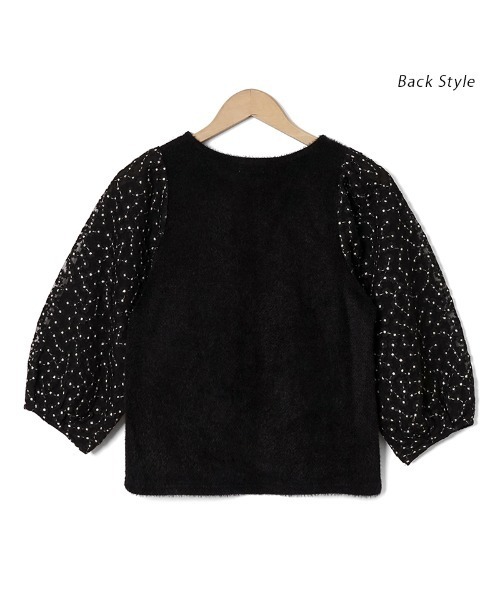 flower（フラワー）の「ウィンターブルームトップ（Tシャツ/カットソー・レディース・ブラック/アイボリー・FREE）」の13枚目の写真