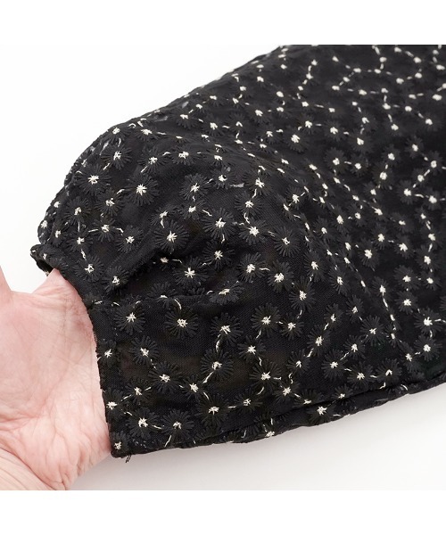 flower（フラワー）の「ウィンターブルームトップ（Tシャツ/カットソー・レディース・ブラック/アイボリー・FREE）」の22枚目の写真