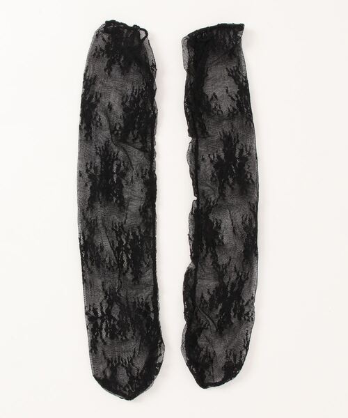 ap retro（アプレトロ）の「フラワーシアーチュールソックス（ソックス/靴下・レディース・ホワイト/ブラック・FREE）」の3枚目の写真