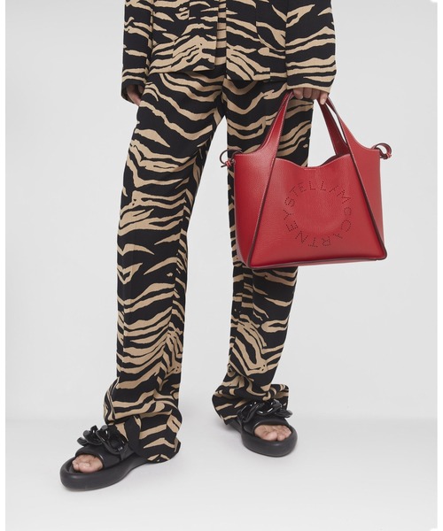 STELLA McCARTNEY ロゴプリント ボディバッグ Stella McCartney】ロゴ ダブルトップハンドル クロスボディ