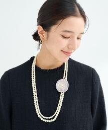 green label relaxing | コサージュ付き 5WAYネックレス(ネックレス)