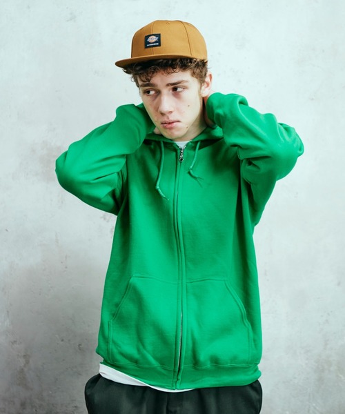 C.E.L.STORE(セルストア)の「GILDAN/ギルダン 8OZ FULL-ZIP HOODIE フルジップフーディユニセックス(パーカー・メンズ・ホワイト/ネイビー/パープル/ブラック/ヘザーグレー/ダークブラウン/グリーン・LARGE/XX-LARGE/X-LARGE/MEDIUM/SMALL)」の5枚目の写真