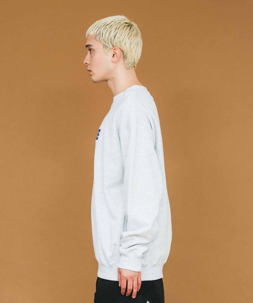 XLARGE(エクストララージ)の「STANDARD LOGO CREWNECK SWEAT(スウェット・メンズ・パープル/ネイビー/アッシュ/ブラック/グリーン・L/S/M/XL)」の14枚目の写真