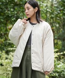 mili an deni（ミリアンデニ）の「サイドファスナーノーカラージャケット（ノーカラージャケット）」