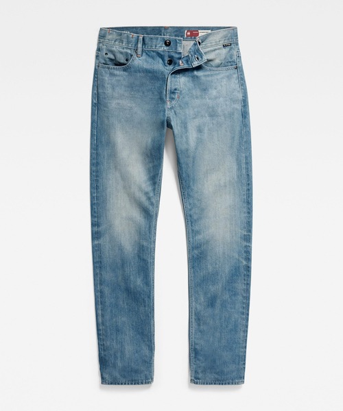 G-STAR（ジースター）の「TRIPLE A REGULAR STRAIGHT JEANS/ストレート（デニムパンツ・メンズ・ライトインディゴブルー・29/30/28/30/30/30/31/30/32/30/33/30/34/30/29/32/33/32/32/32/34/32/31/32）」の5枚目の写真