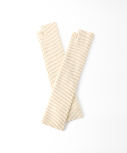 JOURNAL STANDARD（ジャーナルスタンダード）の「CRADUS ファーニットアームウォーマー（アームカバー・レディース・ホワイト/ブラウン/グリーン/ベージュ/ネイビー/イエロー/オレンジ/ブルー系その他・FREE）」の9枚目の写真