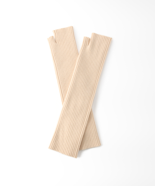 JOURNAL STANDARD（ジャーナルスタンダード）の「CRADUS ファーニットアームウォーマー（アームカバー・レディース・ホワイト/ブラウン/グリーン/ベージュ/ネイビー/イエロー/オレンジ/ブルー系その他・FREE）」の10枚目の写真