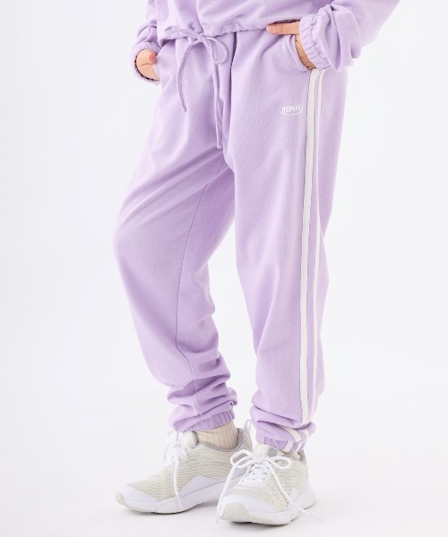repipi armario（レピピ アルマリオ）の「【repipi armario / レピピアルマリオ】キッズスウェットパンツ（スウェットパンツ・キッズ・ブラック/サックスブルー/杢グレー/パープル・140/150/160/170）」の10枚目の写真