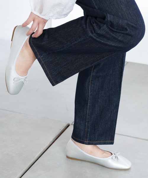 CIAOPANIC TYPY（チャオパニックティピー）の「バレエシューズ（バレエシューズ・レディース・アイボリー/ゴールド/シルバー/ブラック・39/36/37/38）」の3枚目の写真