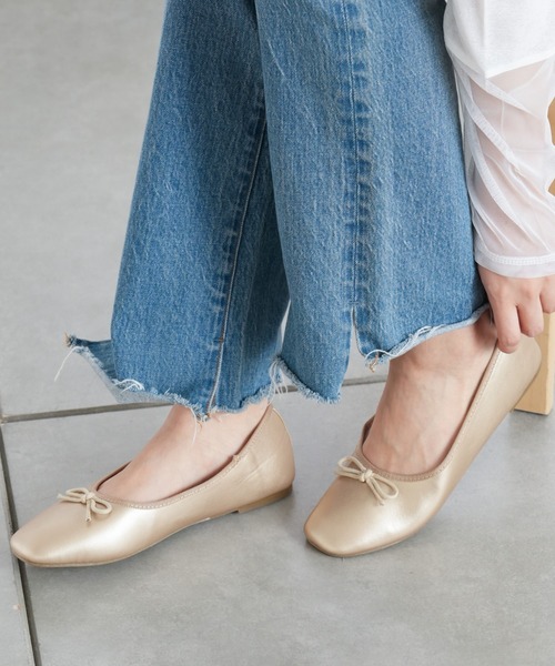 CIAOPANIC TYPY（チャオパニックティピー）の「バレエシューズ（バレエシューズ・レディース・アイボリー/ゴールド/シルバー/ブラック・39/36/37/38）」の4枚目の写真