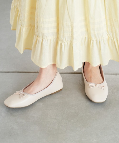 CIAOPANIC TYPY（チャオパニックティピー）の「バレエシューズ（バレエシューズ・レディース・アイボリー/ゴールド/シルバー/ブラック・39/36/37/38）」の5枚目の写真