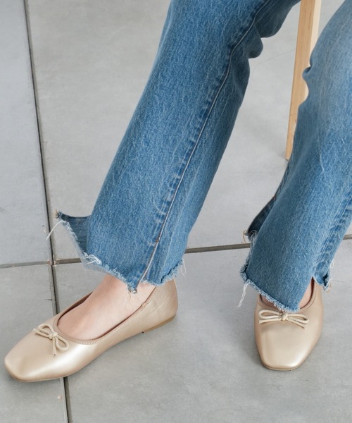 CIAOPANIC TYPY（チャオパニックティピー）の「バレエシューズ（バレエシューズ・レディース・アイボリー/ゴールド/シルバー/ブラック・39/36/37/38）」の8枚目の写真