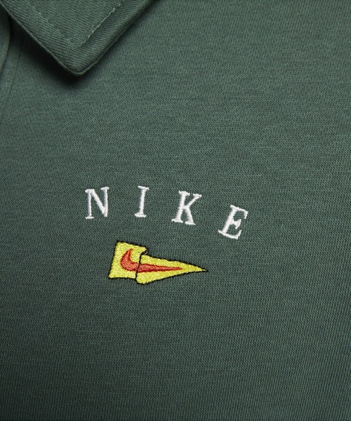 NIKE(ナイキ)の「ナイキ スポーツウェア ウィメンズ オーバーサイズド クロップ フリース ポロ スウェットシャツ / Nike Sportswear Women's Oversized Crop Fleece Polo Sweatshirt<XS-XL 展開>(スウェット・レディース・ブラック/グリーン系その他2/クリーム・XS/L/M/S/XL)」の11枚目の写真