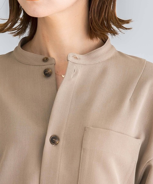 URBAN RESEARCH ROSSO WOMEN（アーバンリサーチ　ロッソ）の「ウエストギャザーハーフコンビネゾン（サロペット/オーバーオール・レディース・ブラック/ベージュ・FREE）」の18枚目の写真