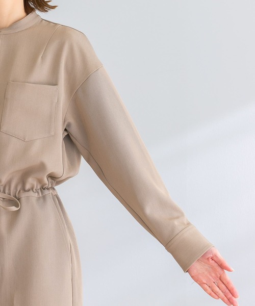 URBAN RESEARCH ROSSO WOMEN（アーバンリサーチ　ロッソ）の「ウエストギャザーハーフコンビネゾン（サロペット/オーバーオール・レディース・ブラック/ベージュ・FREE）」の22枚目の写真