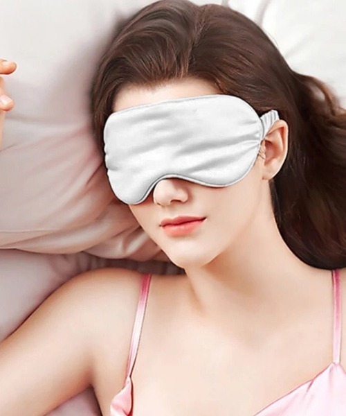 Coo+i（クーイ）の「シルクアイマスク（その他ルームウェア・レディース・ゴールド/ブルー/ピンク/ブラウン/ネイビー/ブラック/モカ/シルバー・FREE）」の7枚目の写真