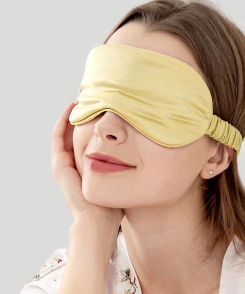 Coo+i（クーイ）の「シルクアイマスク（その他ルームウェア・レディース・ゴールド/ブルー/ピンク/ブラウン/ネイビー/ブラック/モカ/シルバー・FREE）」の8枚目の写真
