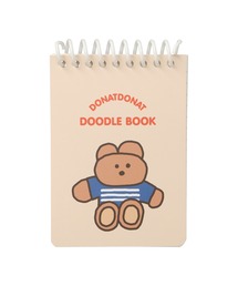 Brunch Brother（ブランチブラザー）の「ドナットドナット リングメモ ＜ベア＞/ROMANE（ロマネ）（手帳/メモ帳・キッズ）」