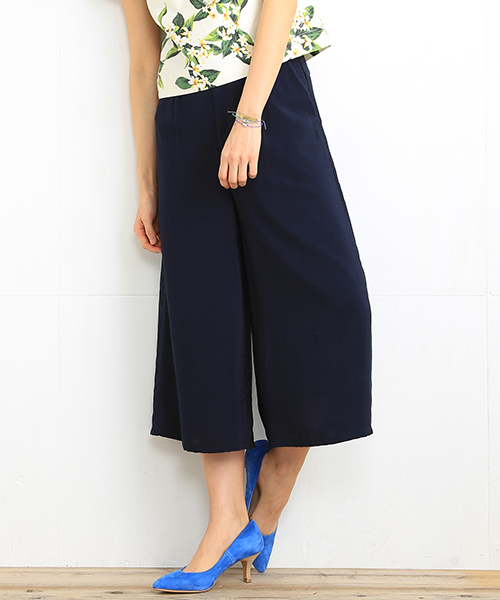 B:MING by BEAMS(ビーミングバイビームス)の「ビーミング by ビームス / バギーパンツ(その他パンツ・レディース・ホワイト/ブラウン系その他/ネイビー・SMALL/LARGE/MEDIUM)」の1枚目の写真