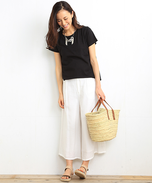 B:MING by BEAMS(ビーミングバイビームス)の「ビーミング by ビームス / バギーパンツ(その他パンツ・レディース・ホワイト/ブラウン系その他/ネイビー・SMALL/LARGE/MEDIUM)」の8枚目の写真