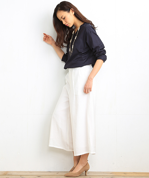 B:MING by BEAMS(ビーミングバイビームス)の「ビーミング by ビームス / バギーパンツ(その他パンツ・レディース・ホワイト/ブラウン系その他/ネイビー・SMALL/LARGE/MEDIUM)」の10枚目の写真