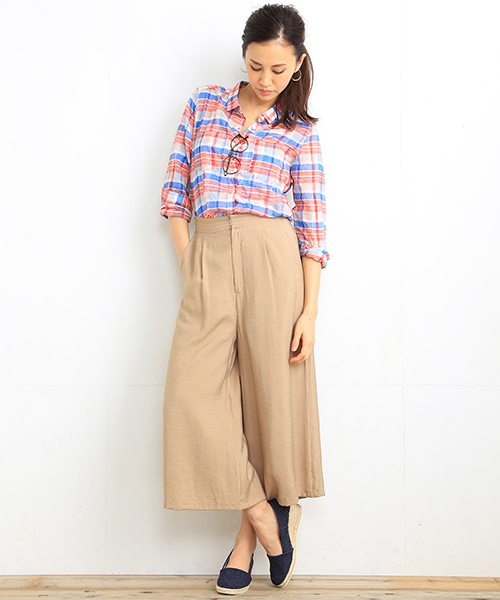 B:MING by BEAMS(ビーミングバイビームス)の「ビーミング by ビームス / バギーパンツ(その他パンツ・レディース・ホワイト/ブラウン系その他/ネイビー・SMALL/LARGE/MEDIUM)」の11枚目の写真