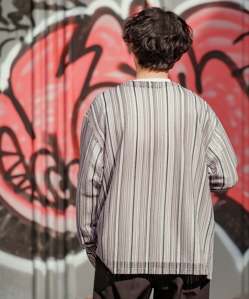 improves（インプローブス）の「【improves】マルチレース 透かし カーディガン（カーディガン/ボレロ・メンズ・ブラック/レッド/ネイビー・MEDIUM/LARGE）」の13枚目の写真