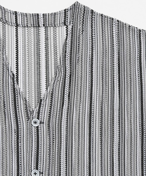 improves（インプローブス）の「【improves】マルチレース 透かし カーディガン（カーディガン/ボレロ・メンズ・ブラック/レッド/ネイビー・MEDIUM/LARGE）」の16枚目の写真