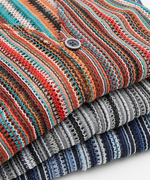 improves（インプローブス）の「【improves】マルチレース 透かし カーディガン（カーディガン/ボレロ・メンズ・ブラック/レッド/ネイビー・MEDIUM/LARGE）」の11枚目の写真