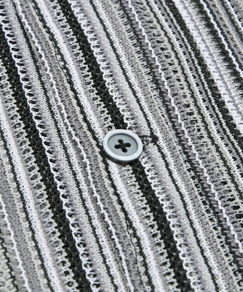 improves（インプローブス）の「【improves】マルチレース 透かし カーディガン（カーディガン/ボレロ・メンズ・ブラック/レッド/ネイビー・MEDIUM/LARGE）」の19枚目の写真