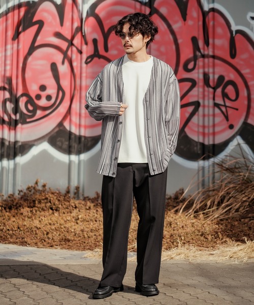 improves（インプローブス）の「【improves】マルチレース 透かし カーディガン（カーディガン/ボレロ・メンズ・ブラック/レッド/ネイビー・MEDIUM/LARGE）」の17枚目の写真