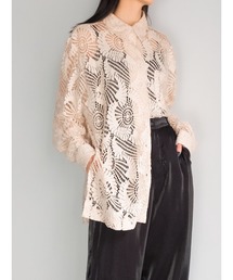 Lace Over Shirt