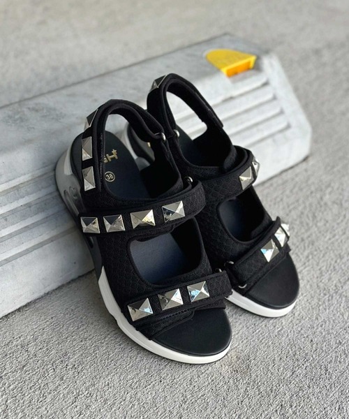 ASH（アッシュ）の「【LIMITED】スタッズスニーカーサンダル（サンダル・レディース・ブラック・37/36/38/40/35/39）」の12枚目の写真