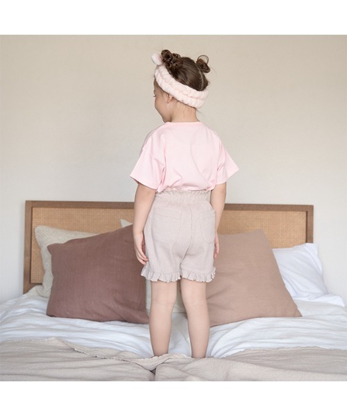Lycee mine(リセマイン)の「【ふわふワッフル】フリルショートパンツ(その他パンツ・キッズ・ラベンダー/チャコール/ライトベージュ/ピンク/ミント・120cm/100cm/110cm/130cm/140cm)」の20枚目の写真