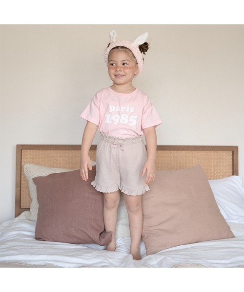 Lycee mine(リセマイン)の「【ふわふワッフル】フリルショートパンツ(その他パンツ・キッズ・ラベンダー/チャコール/ライトベージュ/ピンク/ミント・120cm/100cm/110cm/130cm/140cm)」の13枚目の写真