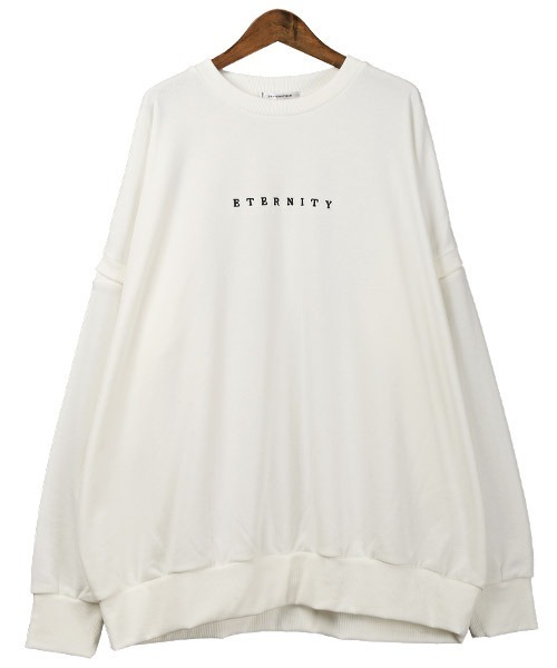 LUXSTYLE(ラグスタイル)の「2WAY裏毛トレーナー(スウェット・メンズ・ブルーグレー/ブラック/ホワイト・L/M)」の19枚目の写真