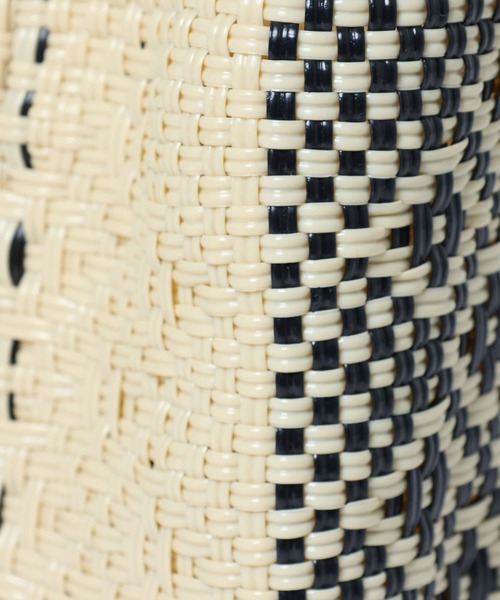 BARNYARDSTORM（バンヤードストーム）の「MEXICOメルカドバッグM（かごバッグ・レディース・ブラック/アイボリー/グリーン・FREE）」の20枚目の写真