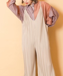 ランダムプリーツオールインワン