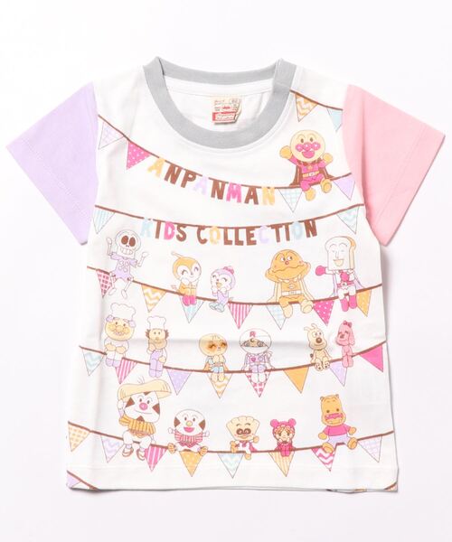 アンパンマンキッズコレクション みんなでお座り柄Tシャツ L 110cm みんなでお座り柄Tシャツ｜アイテム｜アンパンマンキッズ