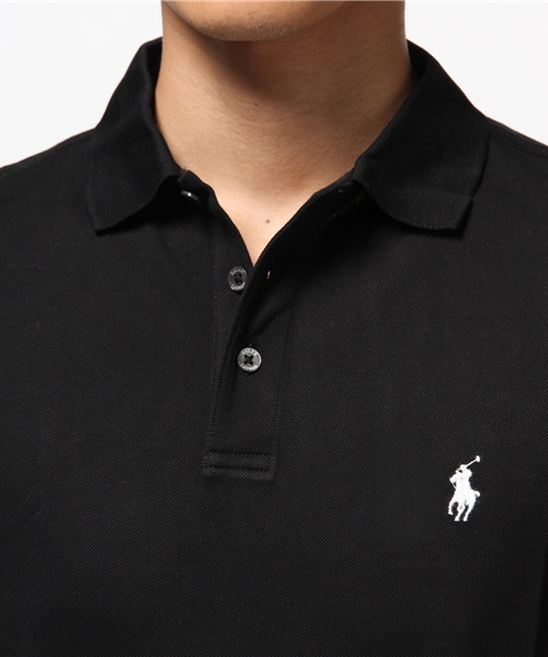 POLO RALPH LAUREN(ポロ ラルフ ローレン)の「カスタムフィット ストレッチメッシュ ポロシャツ(ポロシャツ・メンズ・ブラック/ホワイト/ピンク/ブルー/ネイビー・LARGE/SMALL/XX-LARGE/MEDIUM/X-LARGE/X-SMALL)」の15枚目の写真
