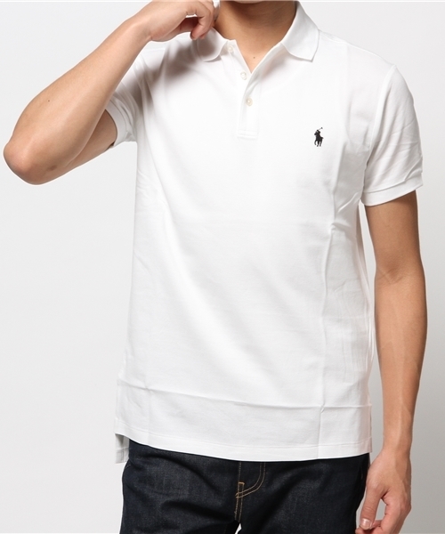 POLO RALPH LAUREN(ポロ ラルフ ローレン)の「カスタムフィット ストレッチメッシュ ポロシャツ(ポロシャツ・メンズ・ブラック/ホワイト/ピンク/ブルー/ネイビー・LARGE/SMALL/XX-LARGE/MEDIUM/X-LARGE/X-SMALL)」の12枚目の写真