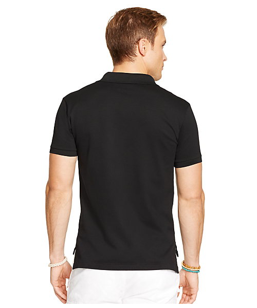 POLO RALPH LAUREN(ポロ ラルフ ローレン)の「カスタムフィット ストレッチメッシュ ポロシャツ(ポロシャツ・メンズ・ブラック/ホワイト/ピンク/ブルー/ネイビー・LARGE/SMALL/XX-LARGE/MEDIUM/X-LARGE/X-SMALL)」の6枚目の写真