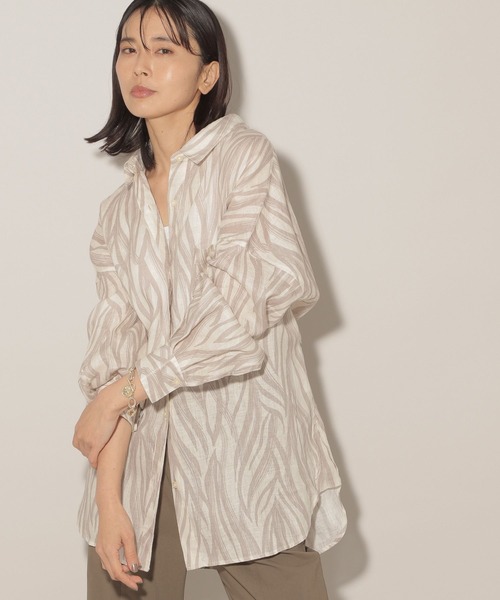 リネンミドルシャツ