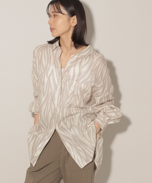 リネンミドルシャツ