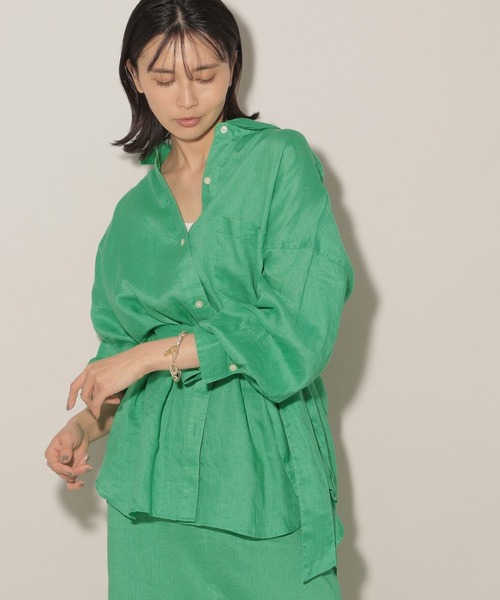 リネンミドルシャツ