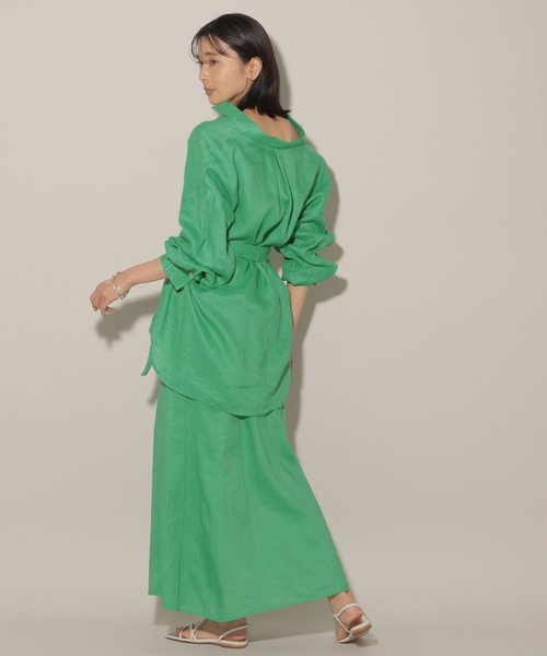 リネンミドルシャツ