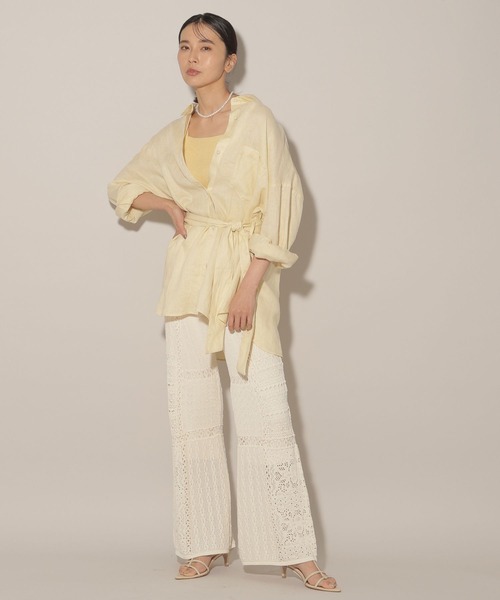 リネンミドルシャツ