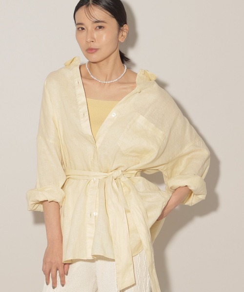 リネンミドルシャツ