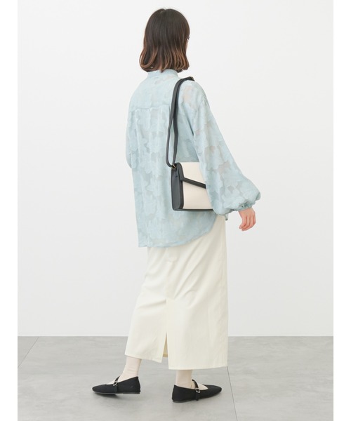 ehka sopo（エヘカソポ）の「ウエストリボンナロースカート（スカート・レディース・ブラック/グレー/キナリ・ﾌﾘ-）」の17枚目の写真