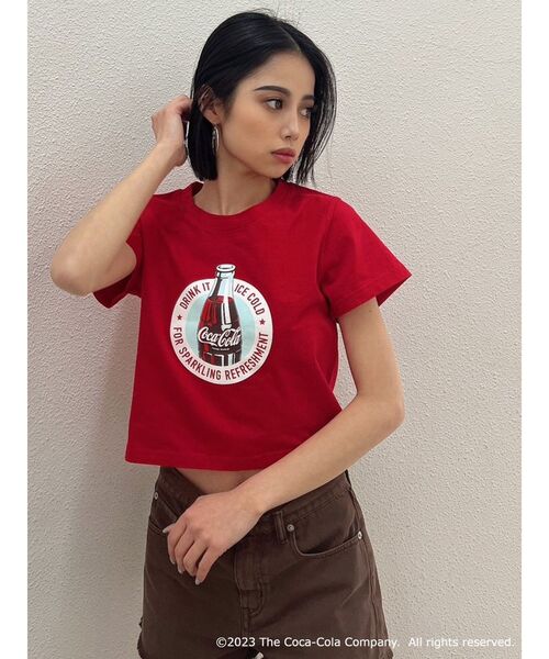 JEJIA 売れ筋商品|||ジェジア Tシャツ トップス レディース Tops Red 楽天市場】レディース トップス 長袖 Tシャツ 韓国 クロップド